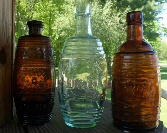 lot of 3 whiskey barrels test a